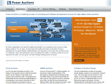 Tablet Screenshot of powerauctions.com
